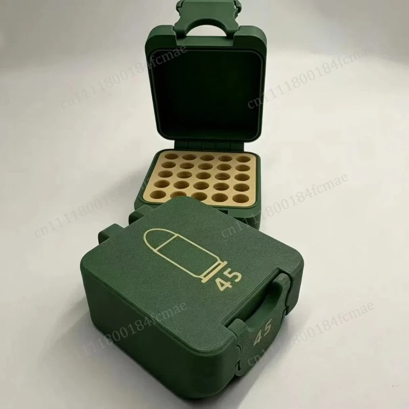 .308 .22lr 9mm 45 Bullet Storage Box, Enthusiast Desktop Gift Collection，just An Empty Box #26714