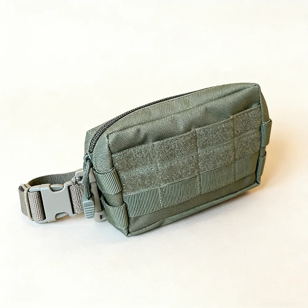 Outdoor EDC Hunting Tatical Molle Pouch Waist Pack Clutch Outdoor Coin Cell Phone Bag Nylon Portable Men Toiletry Bag