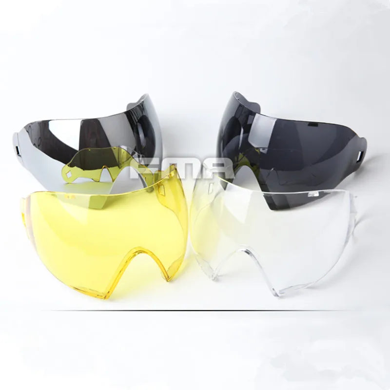 FMA F1 Full Face PC Lenes With One Layer for FM-F0022 to FM-F0025 Goggle Mask