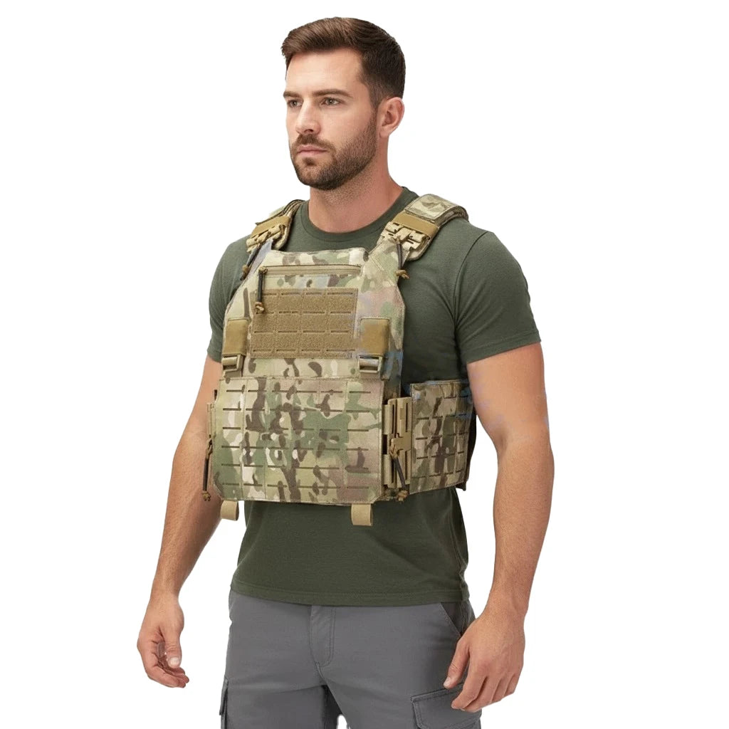 Multifunctional Quick Release Tactical Vest Hunting Protective Vest Wear-resistant Outdoor Training Clothing