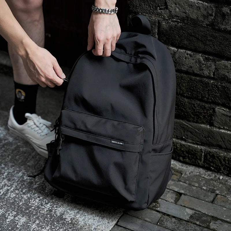 MOYYI Lightweight Casual Men's School Backpacks 14 Inch Laptop Bag Sports Travel Backpack Teenager College Students Schoolbags