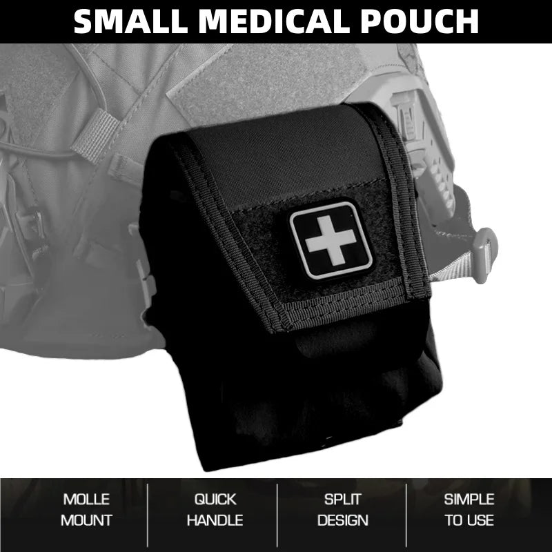 Compact First Aid Organizer | Small Emergency Essentials Pouch | Waterproof EDC Carry Bag for Outdoor