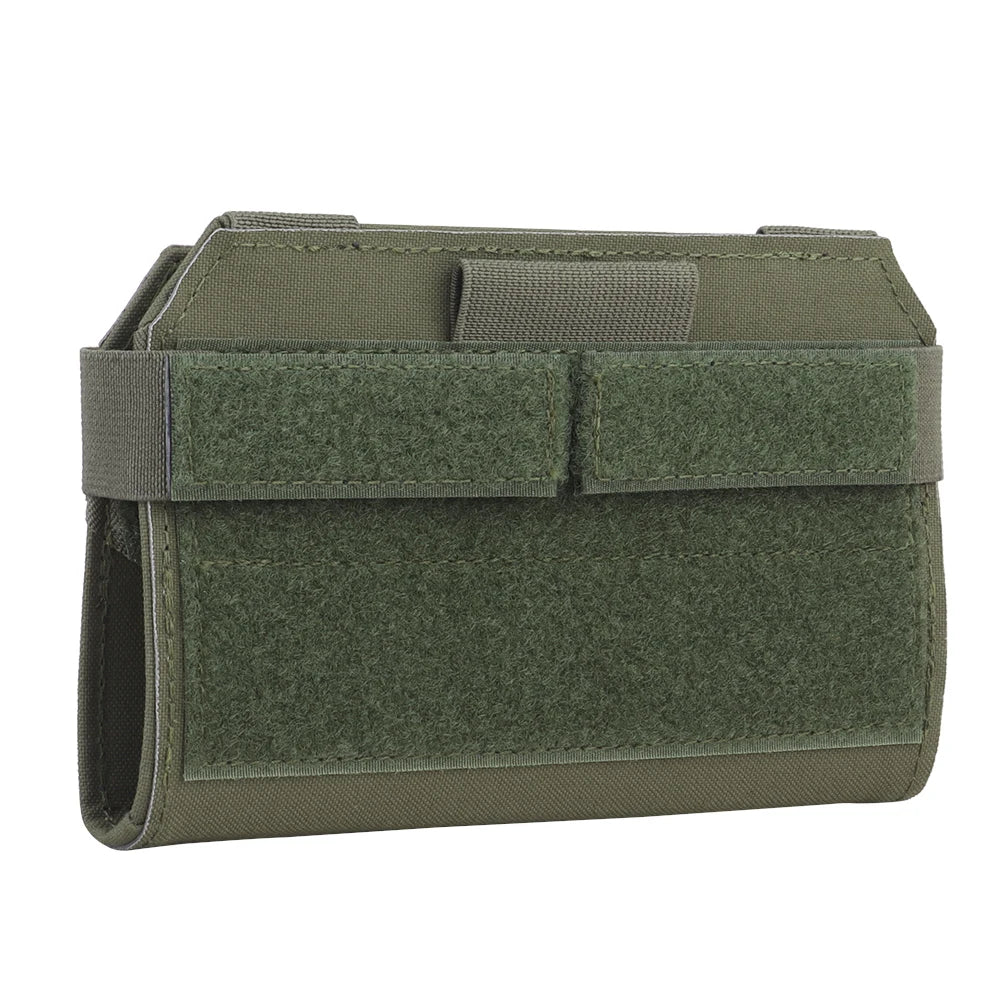 Tactical Molle Phone Pouch Plate Carrier FrontPanel Map Holder Carrier Bag Airsoft Accessorie