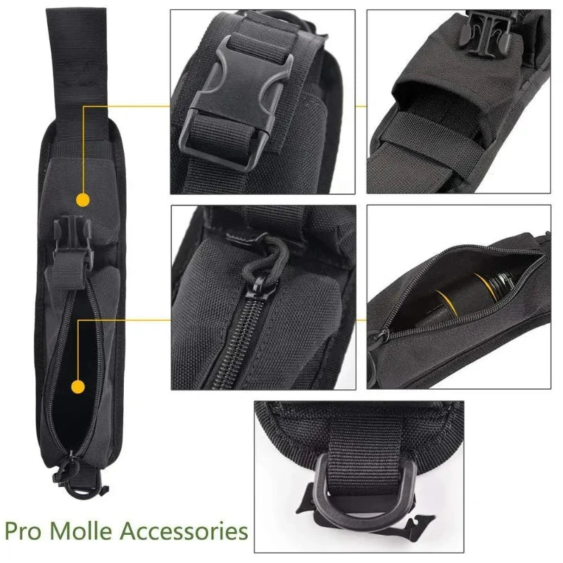 1PC Tactical MOLLE Shoulder Strap Pouch Outdoor Hunting Camping EDC Tool Pen Pliers Bag
