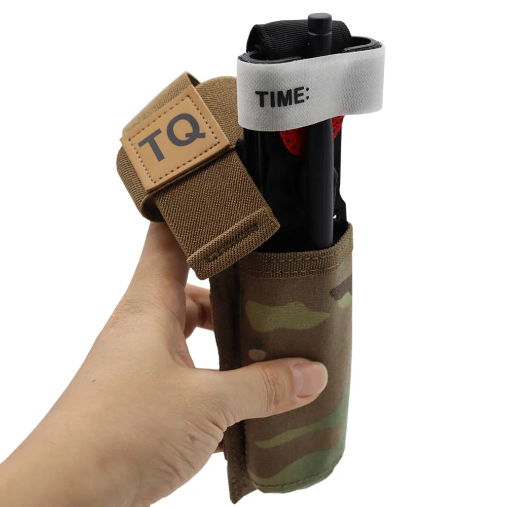 New Style Tactical Tourniquet Pouch TQ Holder EMT Trauma Kit Pouch For Hunting Vest Backpack Molle System