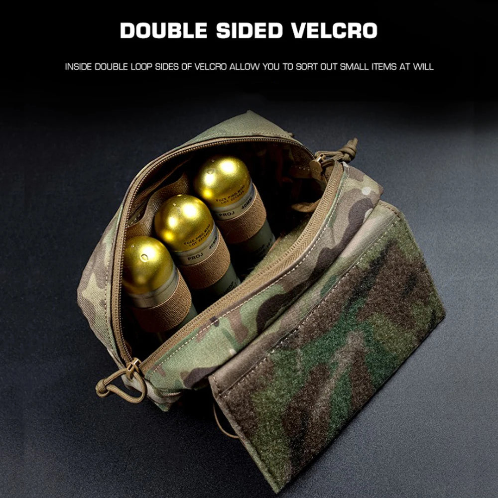 SS Style SACK Pouch Mk3 MK4 Abdominal Dump Drop Pouch Fanny Pack for Tactical Vest Plate Carrier Chest Rig Accessory