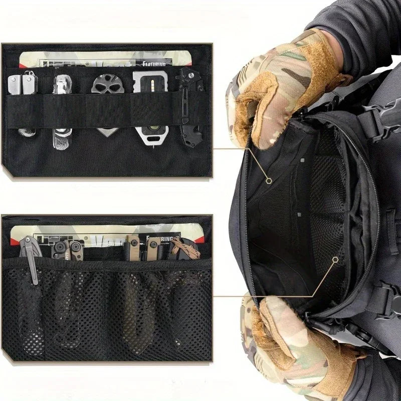 Tactical Backpack Chest Hanging Bag, Running Chest Bag, with Front Loop Reconnaissance Chest Hanging, Suitable for Outdoor