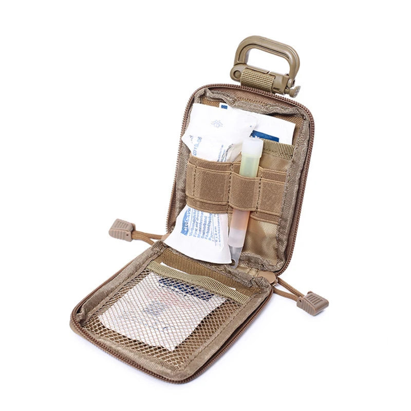 Tactical Wallet EDC Pouch Zipper Pack Multifunctional Bag Key Card Case Outdoor Sports Coin Purse Hunting Bag