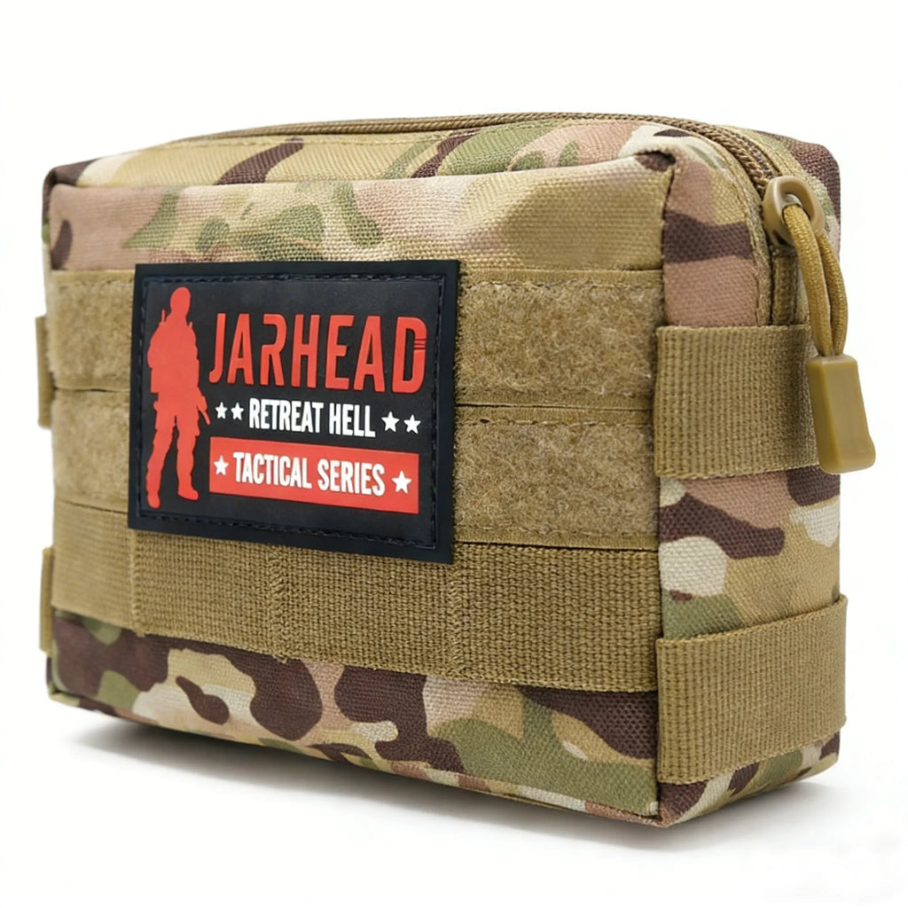 Utility MOLLE Tactical Admin Pouch Outdoor 600D Nylon EDC Tool Organizer Bag for Camping Hunting Hiking Backpack Vest Accessory