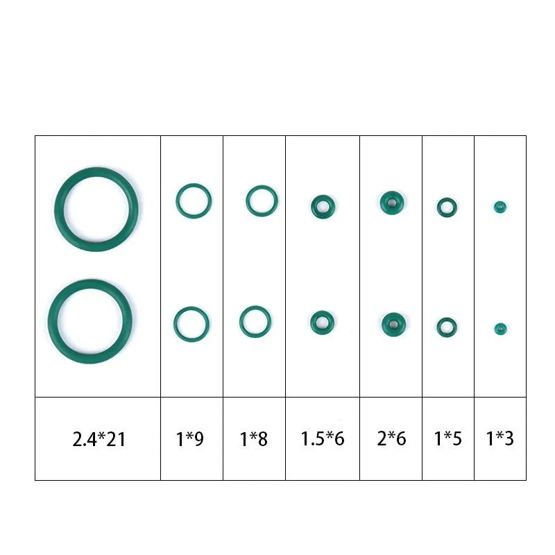 Wadsn Rubber O Ring Set Airsoft Flat Silicone Fluorine Seal Gasket Gas Valve Key For GBB Gloc 17 19 P1 Hunting Accessories