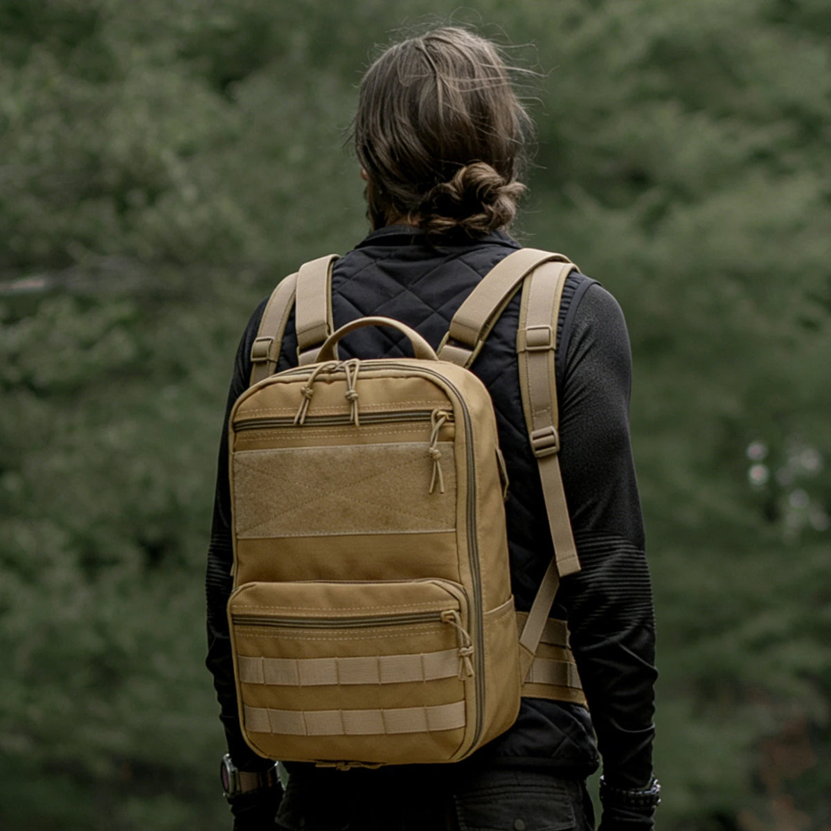 Tactical MOLLE Backpack – Outdoor EDC Backpack – Multi-Functional Tactical Backpack for Cycling, Hiking, and Mountain Biking