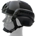 Helmet MICH 2000 3mm ABS Plastic Adjustable ACH Tactical Helmet With Ear Protection Front NVG Mount And Side Rail