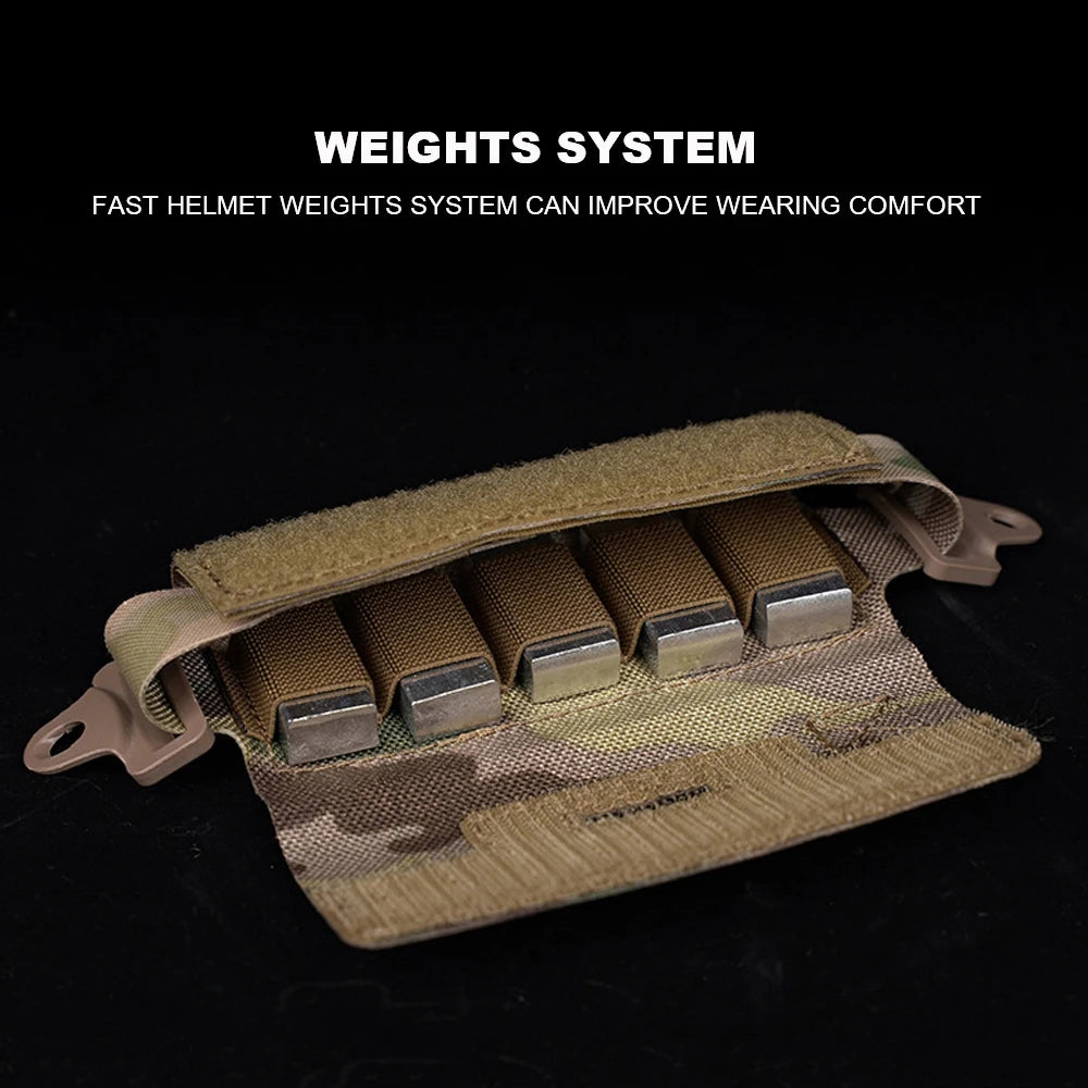 Tactical Airsoft Helmet Accessories Helmet Counterbalance Weight Bag NVG Counterweight Pouch For BJ PJ MH OPS-Core Fast Helmets