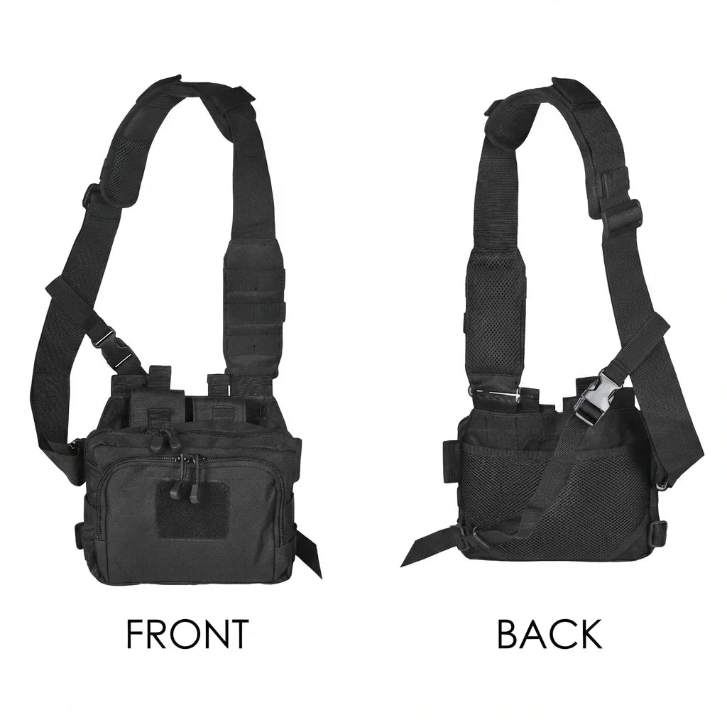 Tactical Crossbody Bag Water Resistant Military Shoulder Pack Multifunctional Storage Pouch for Hiking Travel EDC Outdoor Gear