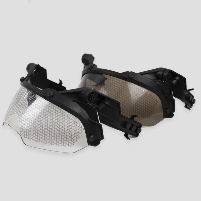 Adjustable Tactical Helmet Flip Goggles Airsoft Paintball FAST Helmet Windproof Anti Fog CS Wargame Protection Goggles