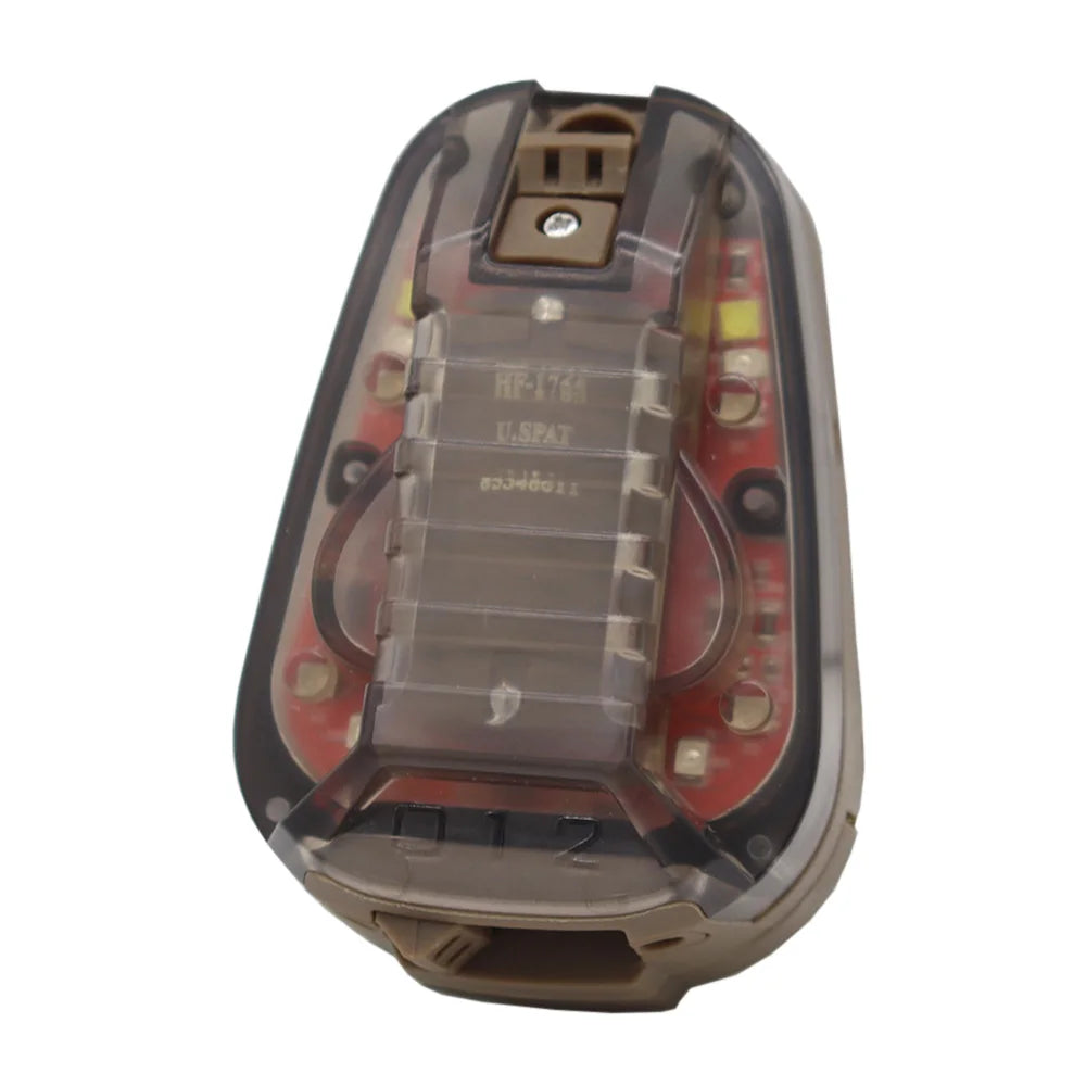 Tactical Helmet Light Survival Signal Light Blue Green Red IR Strobe Waterproof Light Outdoor Sports Helmet Light