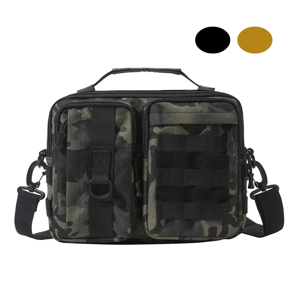 Tactical Men Shoulder Bag High Quality Canvas Crossbody Travel Bag For Man Vintage Large Capacity Men Messenger Bag Bolsos