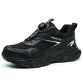 Breathable Work Shoes For Men Anti-smash Anti puncture Safety Shoes Men boots Rotating Button Indestructible Shoes Male Sneakers