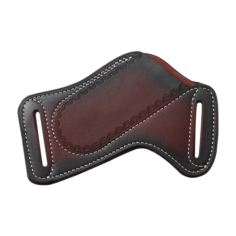 Multi-Functional Tool Tactical Storage Pouch - Outer Layer Of Cowhide Wallet - Folding Knife Storage Sleeve