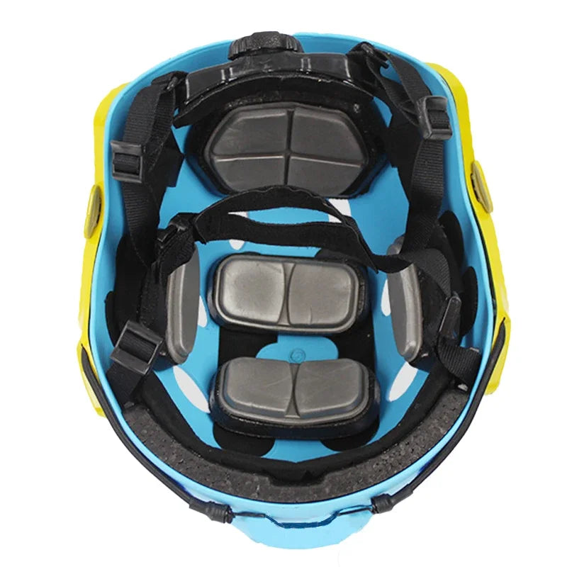 Lightweight Rescue Helmet, FAST PJ Helmet, Adjustable Head Circumference, Security, Training, Emergency, Fast, Tactical