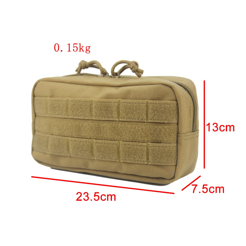Outdoor Tool Kit Tactical Bag MOLLE Backpack Pouch Medical Kit Pouch Sport Multi-function Waterproof 1000D Nylon Bag