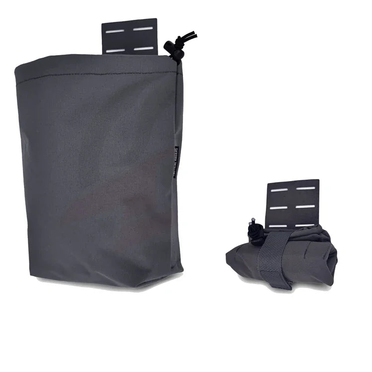 Tactical Foldable Bag Airsoft EDC Molle Foldable Bag Gear Hunting Recycling Storage Carrier Waist Pouch Multicam 500D