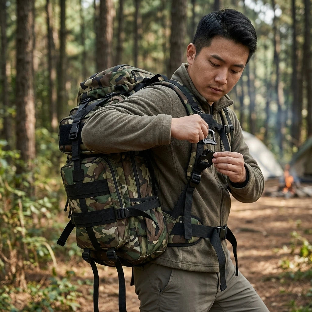 Tactical-Backpack Strap Backpack Accessories for Hiking Camping Outdoor Survival