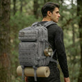 45L Tactical Hunting Backpack Molle Storage Bag Large Capacity Multi Pocket Wear Resistant Outdoor Hunting Gear Rucksack Durable Wild Shooting Daypack For Men Women Hunters Bushcraft Wilderness Trekking Camping Luggage Bag