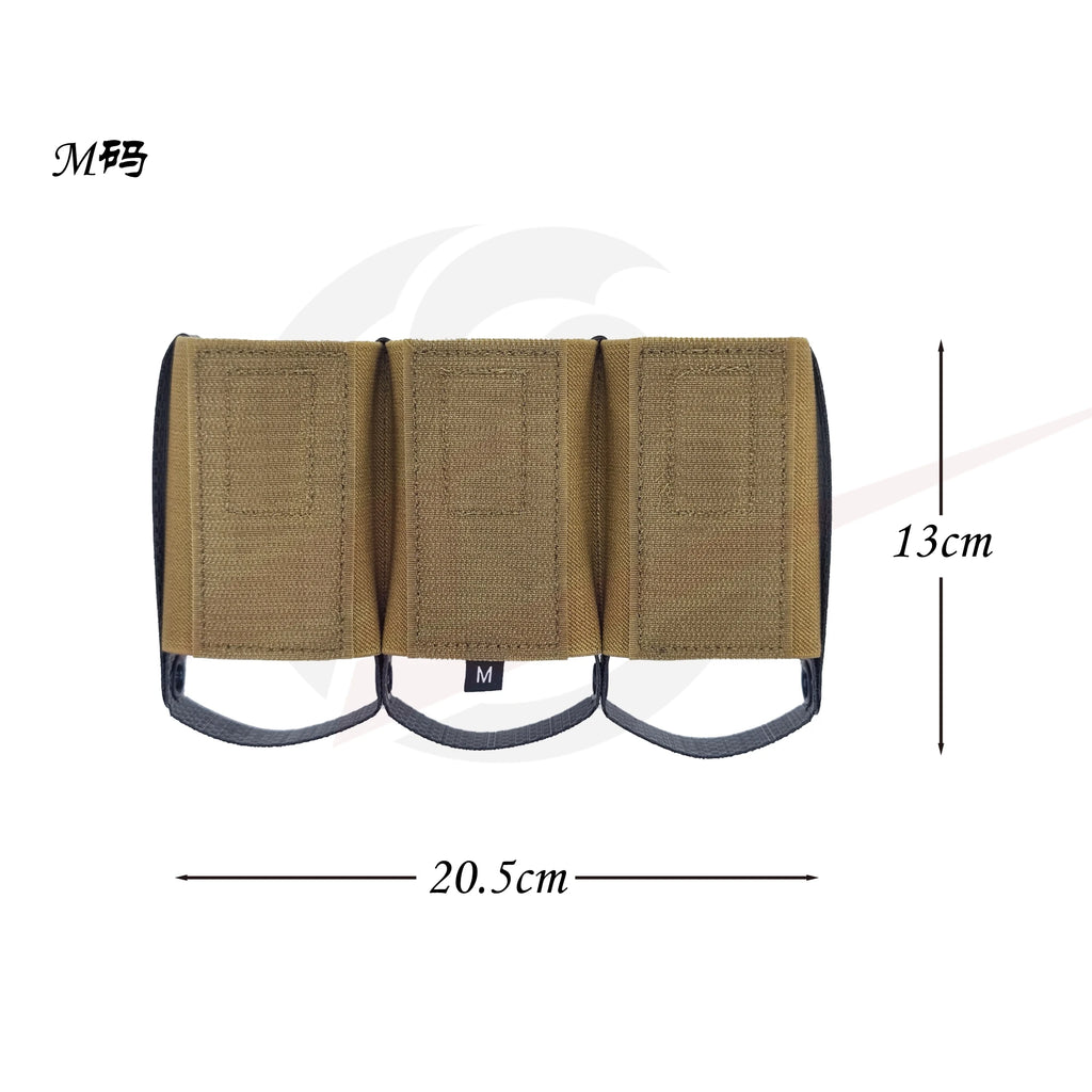 【Tactical Raiders】PI-010 SC Style RAM Elastic Inserts  Built-in Single and Triple  5.56/7.62 Elastic Tactical Tegris hoster