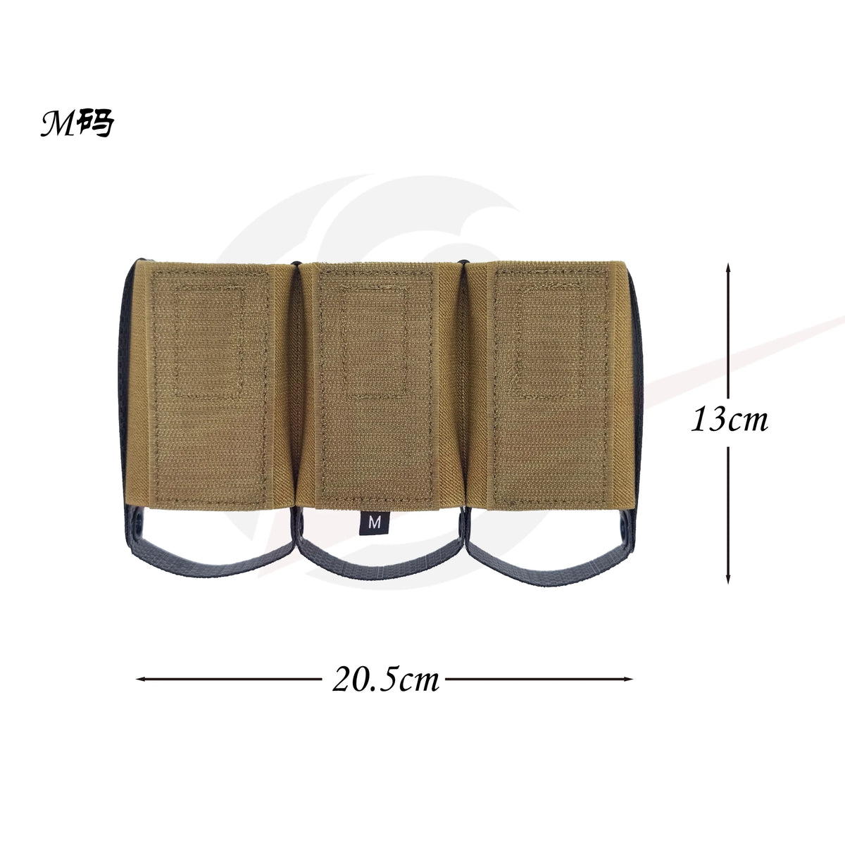 【Tactical Raiders】PI-010 SC Style RAM Elastic Inserts  Built-in Single and Triple  5.56/7.62 Elastic Tactical Tegris hoster
