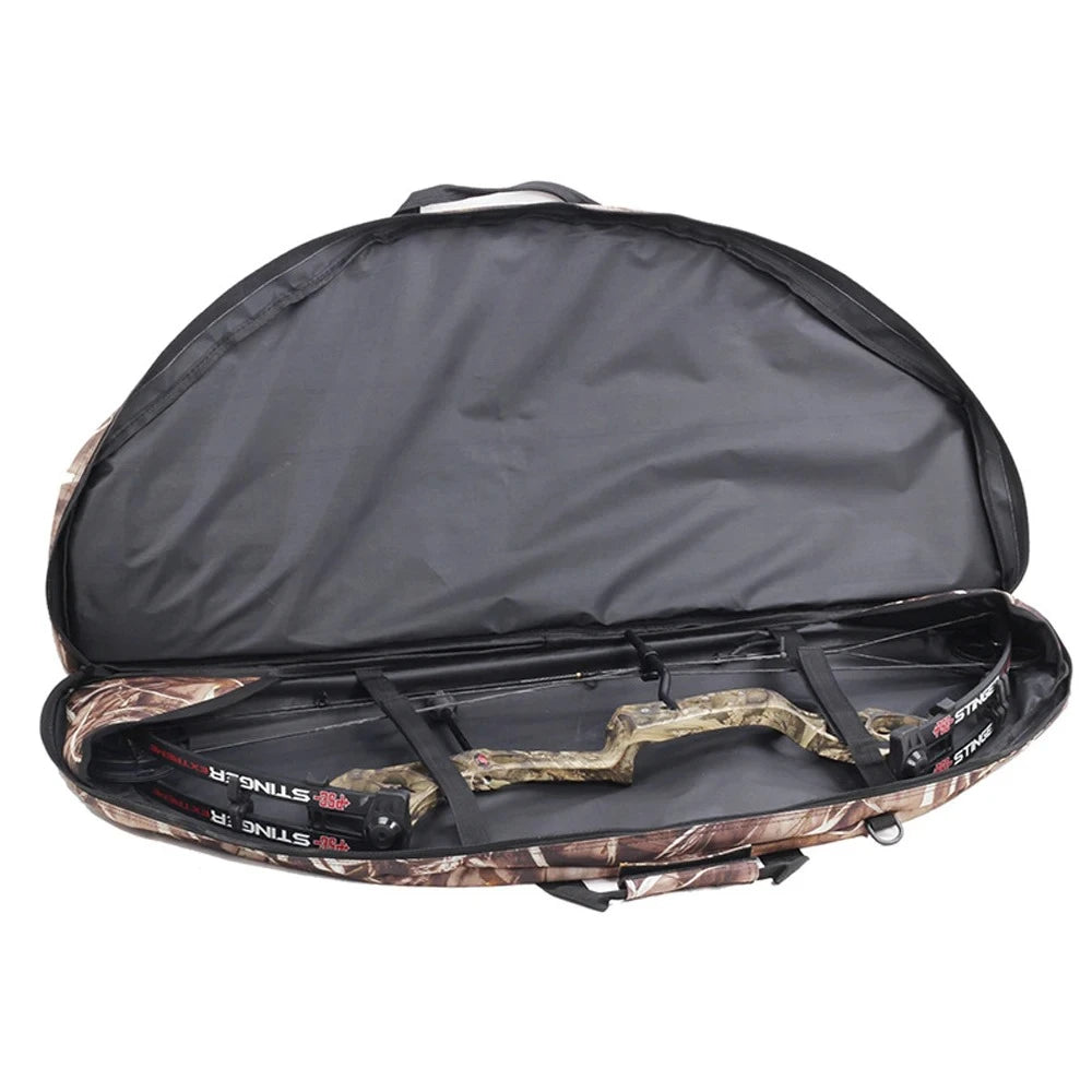 95CM/100CM/115CM  Soft Padded Compound Bow Case Backpack Arrow Quiver Pocket