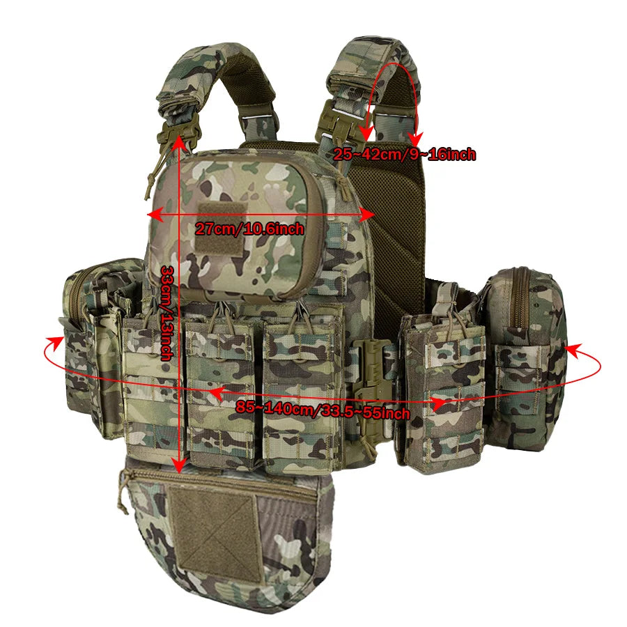 Quick-release training vest training vest molle multifunctional outdoor vest equipment