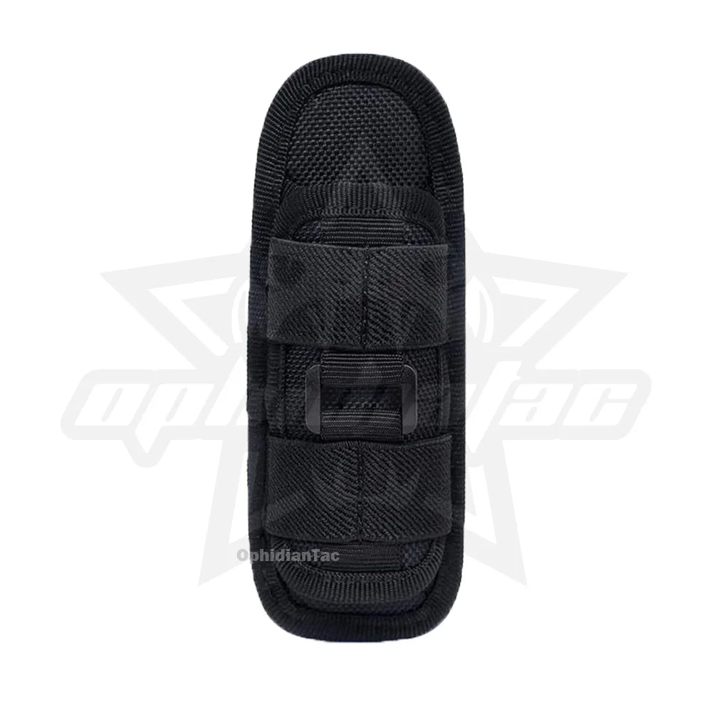 Flashlight bag 360 degree rotatable flashlight case outdoor hunting nylon waist bag flashlight bag leather case flashlight case