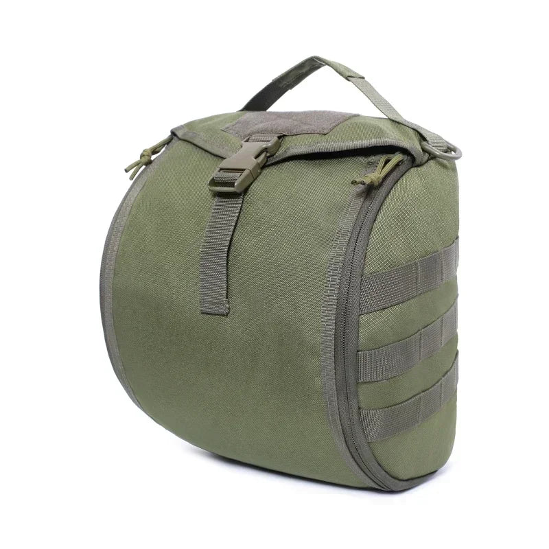 Tactical Helmet Bag Pack Multi-Purpose Molle Storage Carrying Pouch for Sports Hunting Shooting Combat Helmets