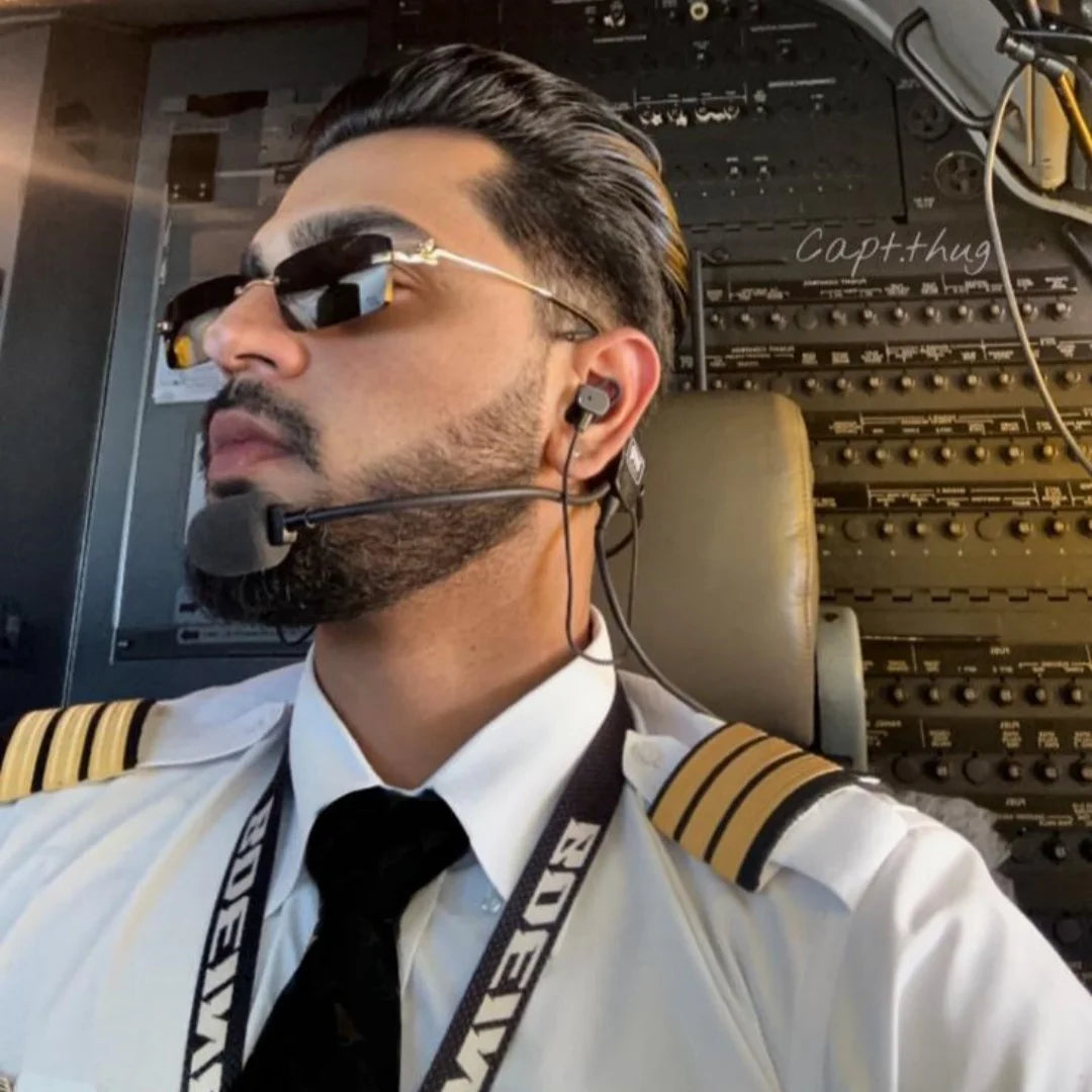UFQ ANR L2 Hi-Lite in Ear Aviation Headset-Compare to bose Proflight only 175g Super Light great ANR performance