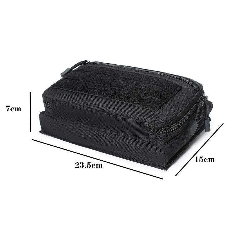 Tactical Molle Pouch with Triple Magazine Pouch Open-Top Mag Pouches Universal Cartridge Holder Accessories Bag