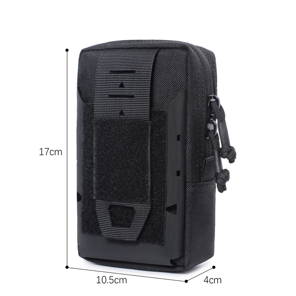 Multipurpose Tactical MOLLE EDC Pouch Quick Detach Utility Organizer Bag for Phone Tools and Everyday Carry