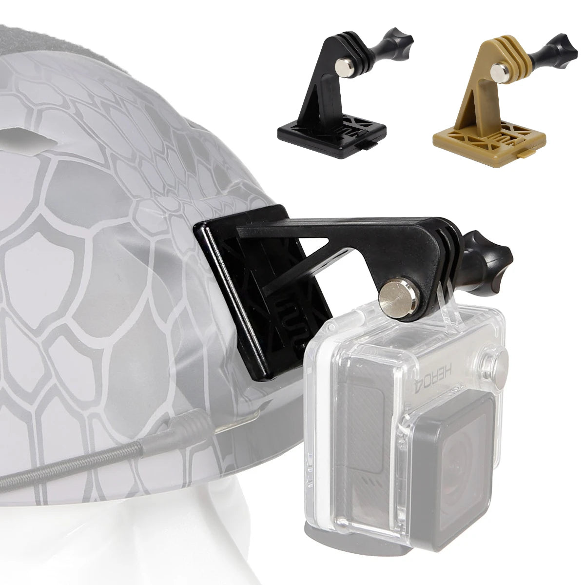Tactical Helmet Adapter Stand Front Action Camera Fixed Install Mount For Gopro Helmet Accessories