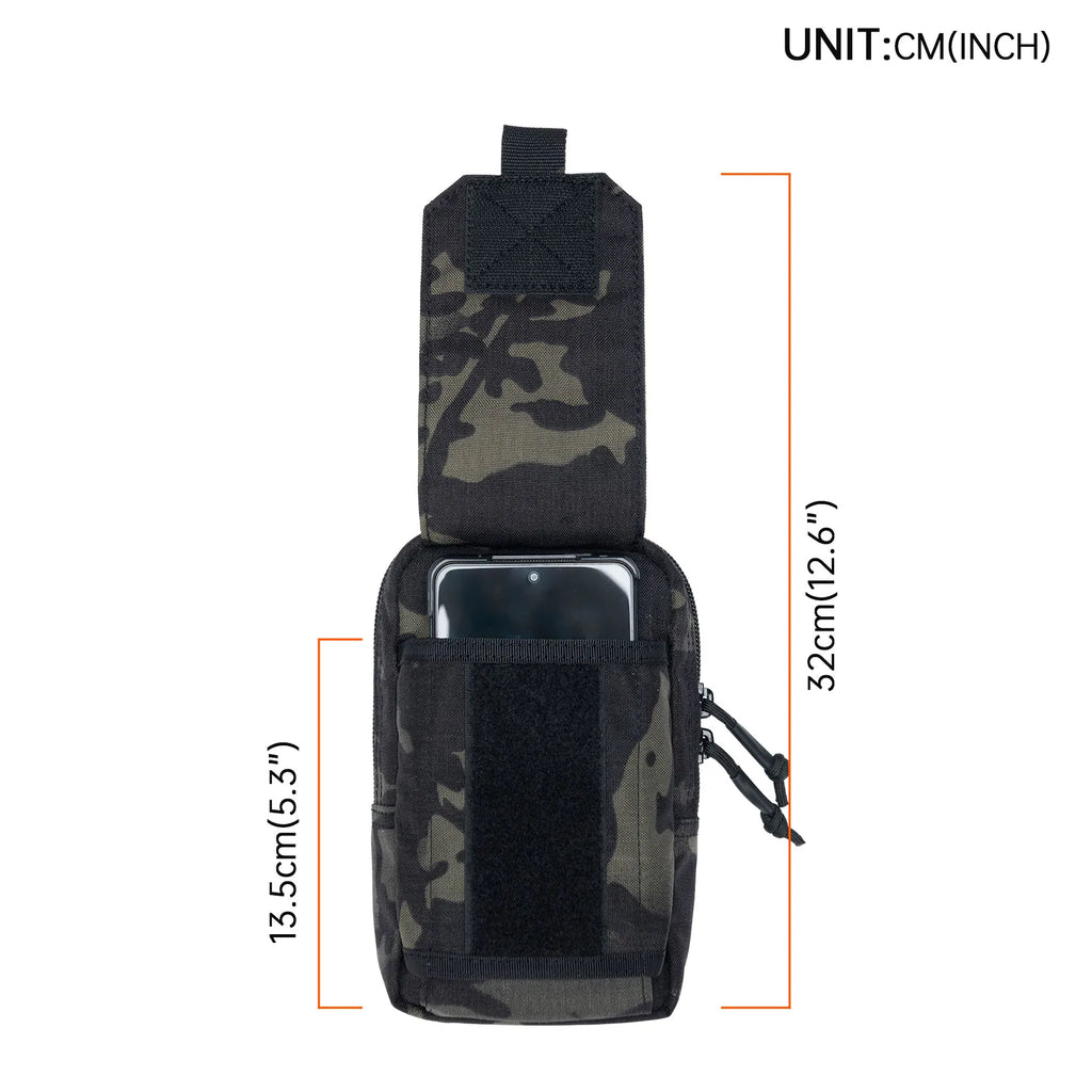Tactical Bag Molle Waist Bag Men Mobile Phone Pouch Camping Hunting Accessories Fanny Pack Utility Army EDC Pouch