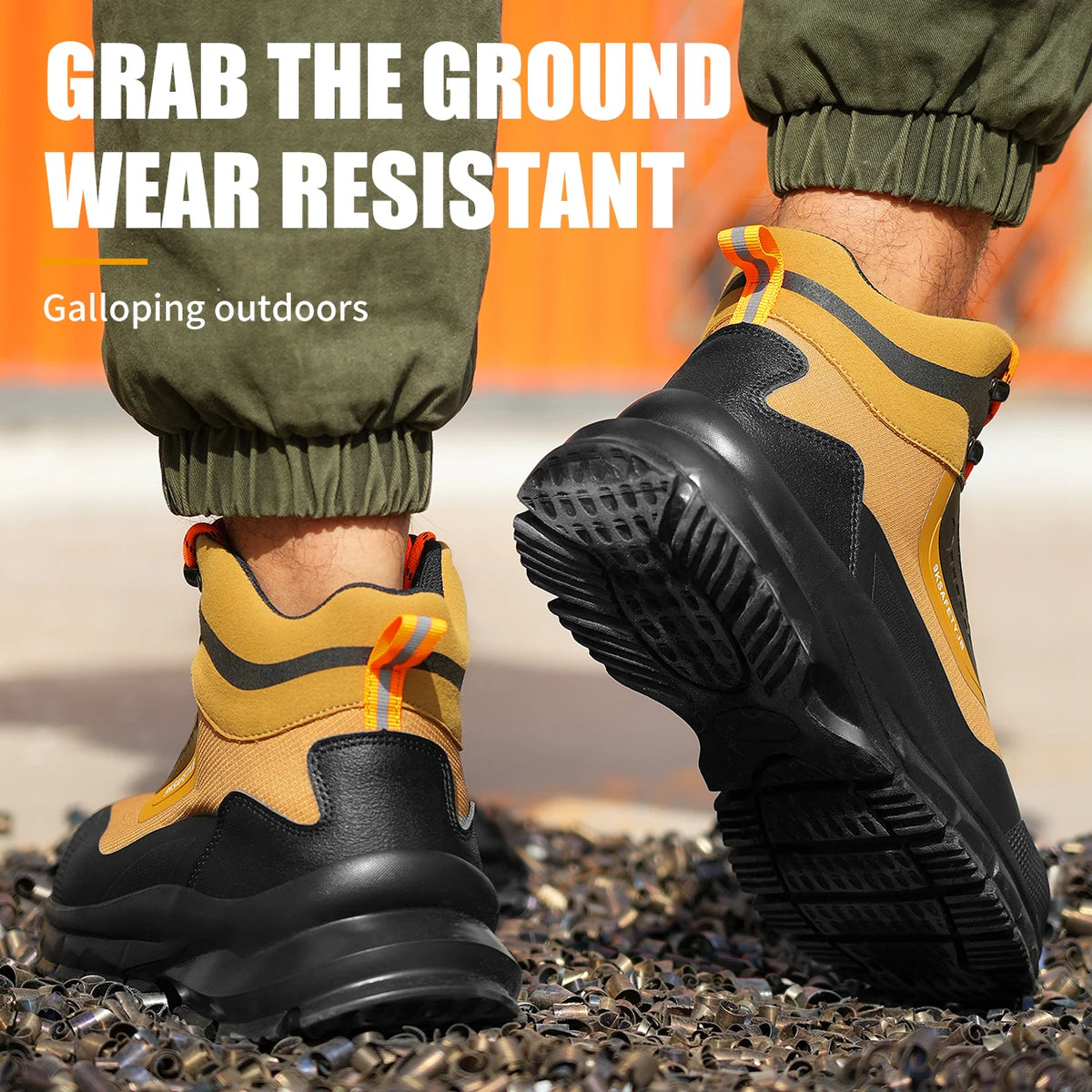 Lightweight Safety Boots Men Security Steel Toe Work Shoes Indestructible Safety Shoes Men Protective Work Boots Plus Size 47 48