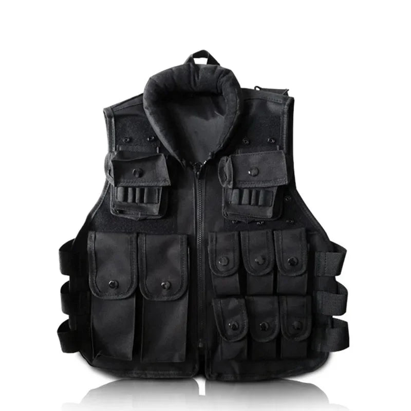Army Fans Outdoor Children Vest Tactical Kids Camouflage Vest Hunting Cosplay Fishing CS Game Clothing for kids /Aldult
