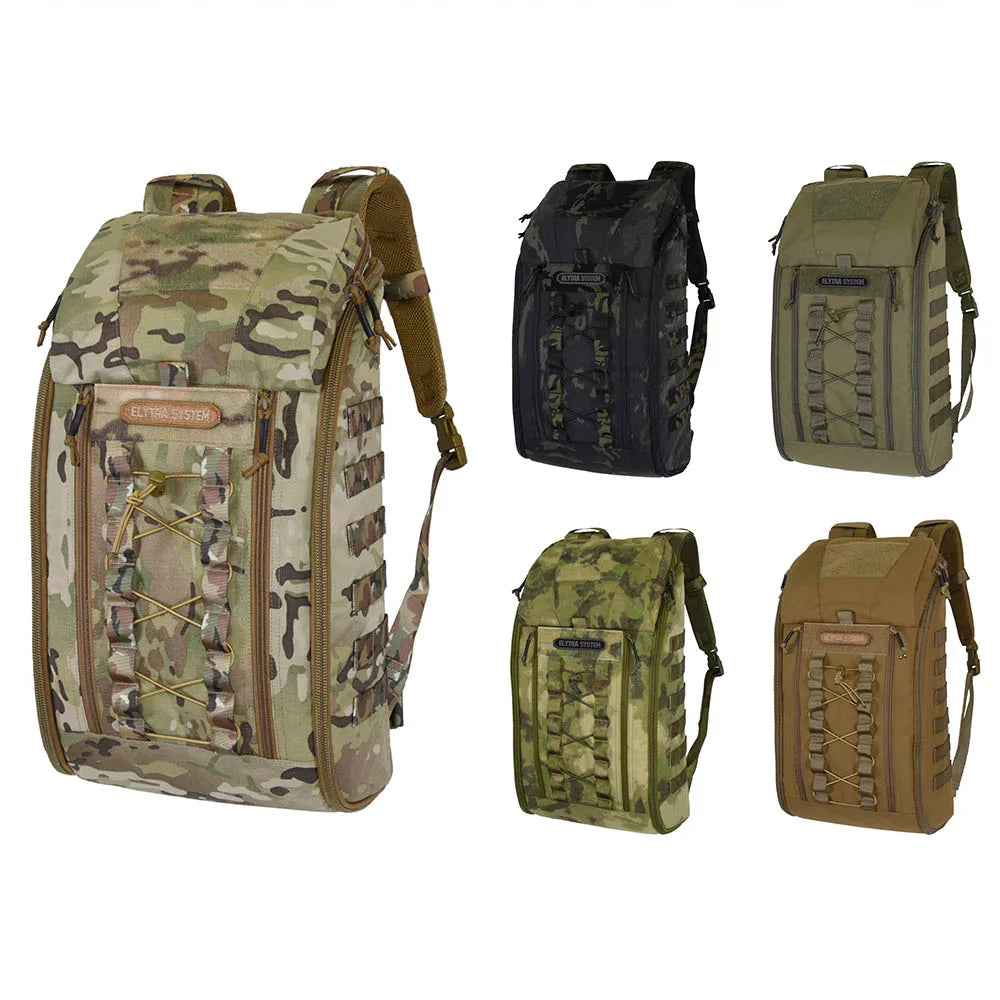 Tactical Medic Backpack with 3 Detachable Pouches MOLLE Large Capacity First Aid Bag Utility Storage Bag for Hunting Camping