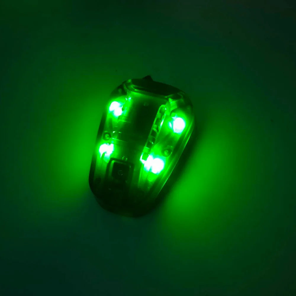 Tactical Helmet Light Survival Signal Light Blue Green Red IR Strobe Waterproof Light Outdoor Sports Helmet Light