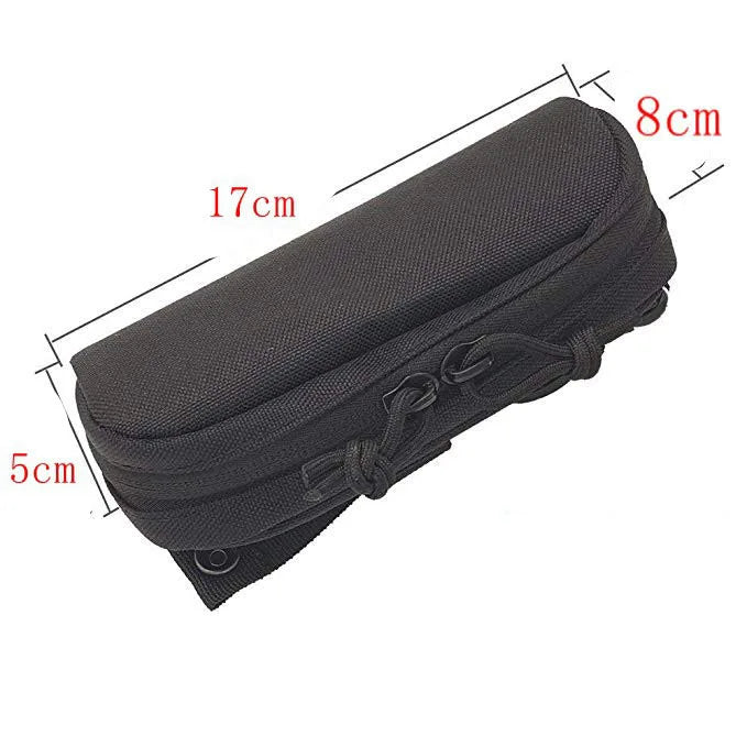 Outdoor Sport Glasses Pouch Sunglasses EDC Goggles Storage Box Molle Hunting Accessories Organizer Eyeglasses Case Bag