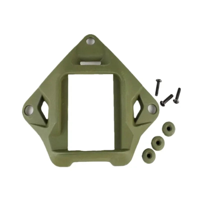 Tactical Helmet with Adjustable Fit and Ventilation for Outdoor Sports Compatible with FAST Mickey Aluminum Alloy Base