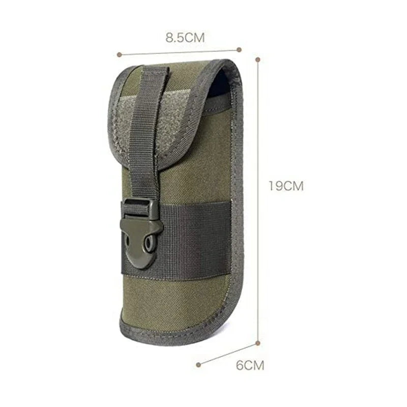 Tactical Molle Glasses Pouch Sunglasses Waterproof EDC Waist Pack EVA Goggle Storage Protector Bag Outdoor Flashlight Pouch