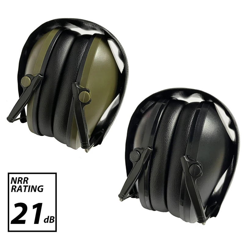 TAC 6S Foldable Design Anti-Noise Noise Canceling Tactical Shooting Headset Soft Padded Passive Earmuff for Sport Hunting