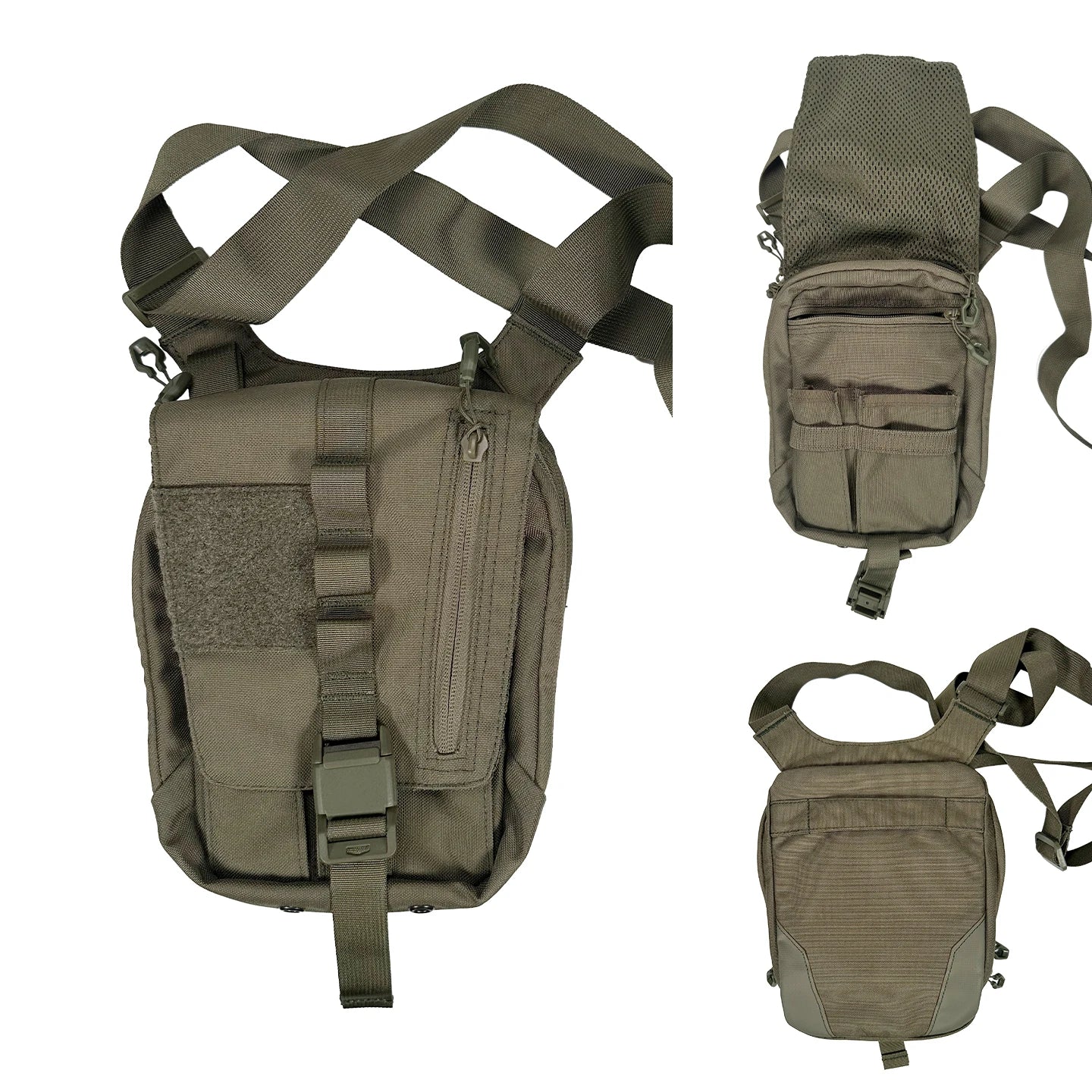 Bg Tactical Crossbody Bag, Multifunctional Quick-Access Pistol Bag, Left and Right Hand Compatible with Quick-Pull Design, Suitable for Shooting Range, Commuting, Edc, and Outdoor Use