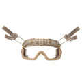 Tactical Helmet with Modular Face Shield and Camo Goggles Compatible with Ops-Core FAST Ballistic Helmet Outdoor Gear