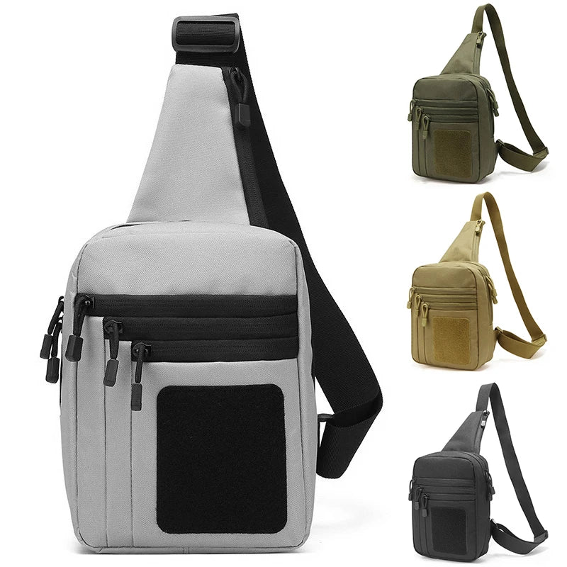 Tactical Concealed Crossbody Gun Bag Shoulder Chest Pack  Outdoor Hiking Hunting Camping chest bag with Gun Holster